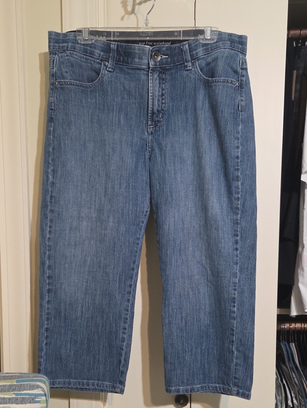 Lee Platinum Label Women's Cropped Jeans in Light Blue